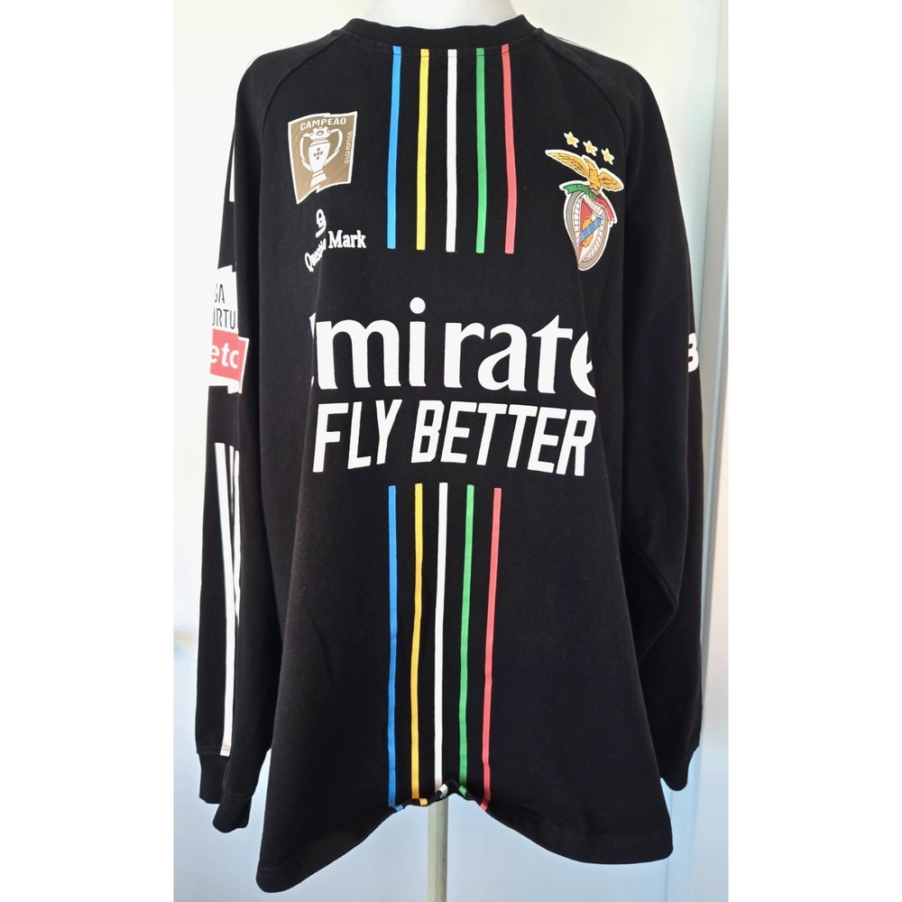 Emirate Fly Better Question Mark Pullover Cotton Sweater Long Sleeves Multicolor